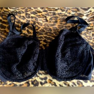 40DD Lunaire black lace bra